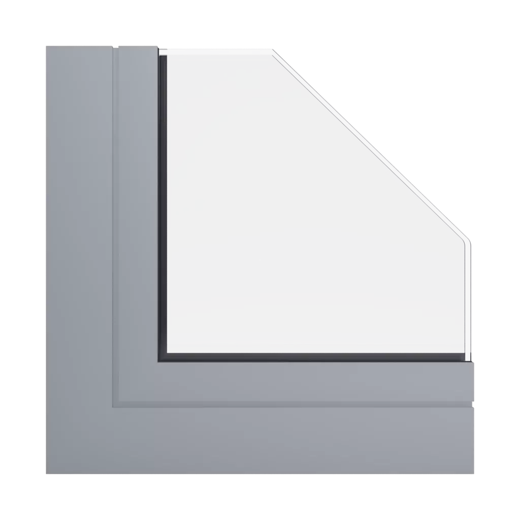 RAL 7040 Gris fenêtre fenetres profils-de-fenetre ponzio pe78n