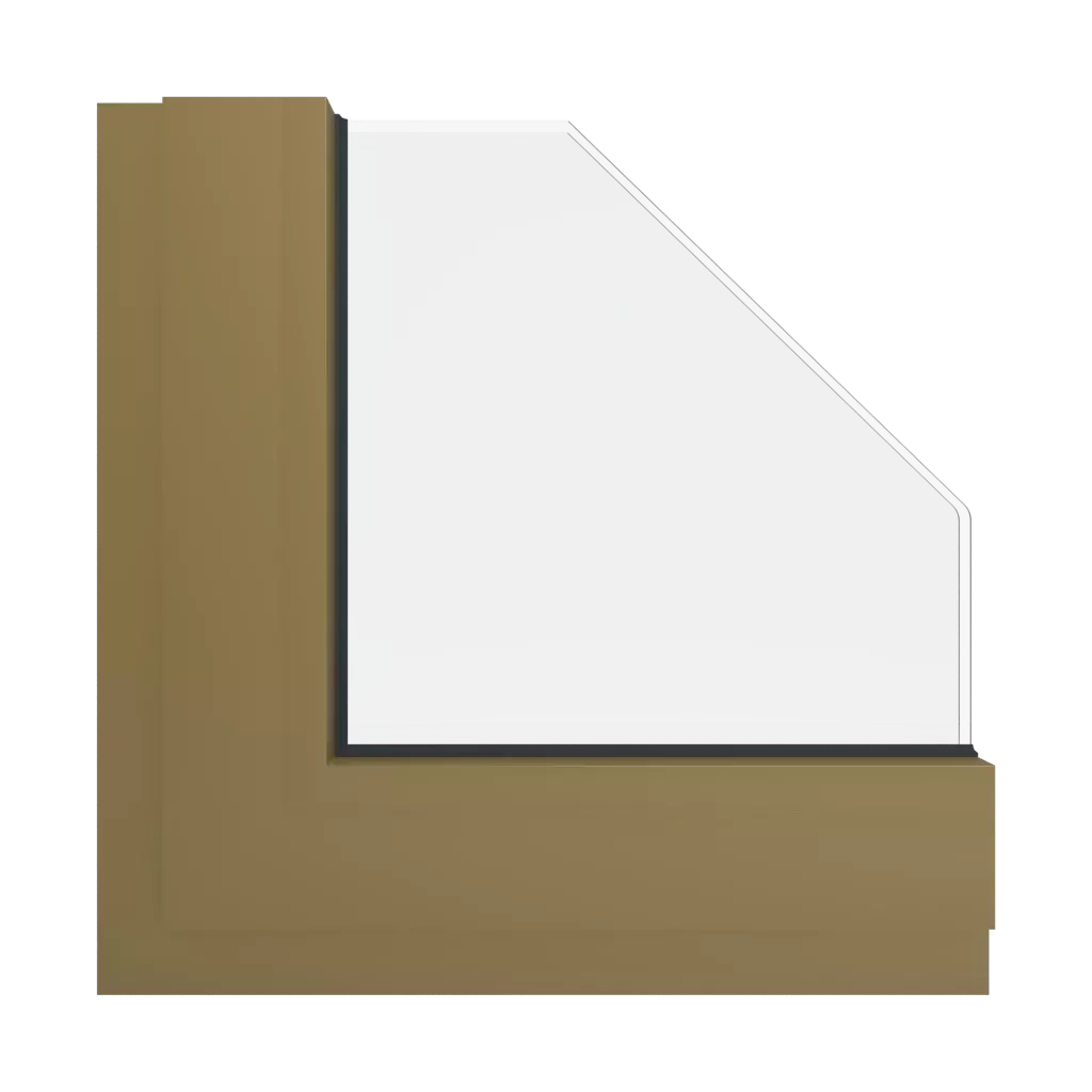 RAL 8000 Brun vert fenetres couleur-de-la-fenetre aluminium-ral ral-8000-brun-vert interior