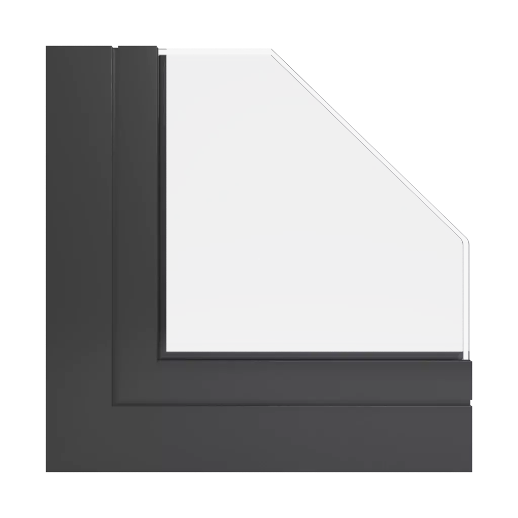 RAL 8019 Brun gris fenetres profils-de-fenetre ponzio pe68