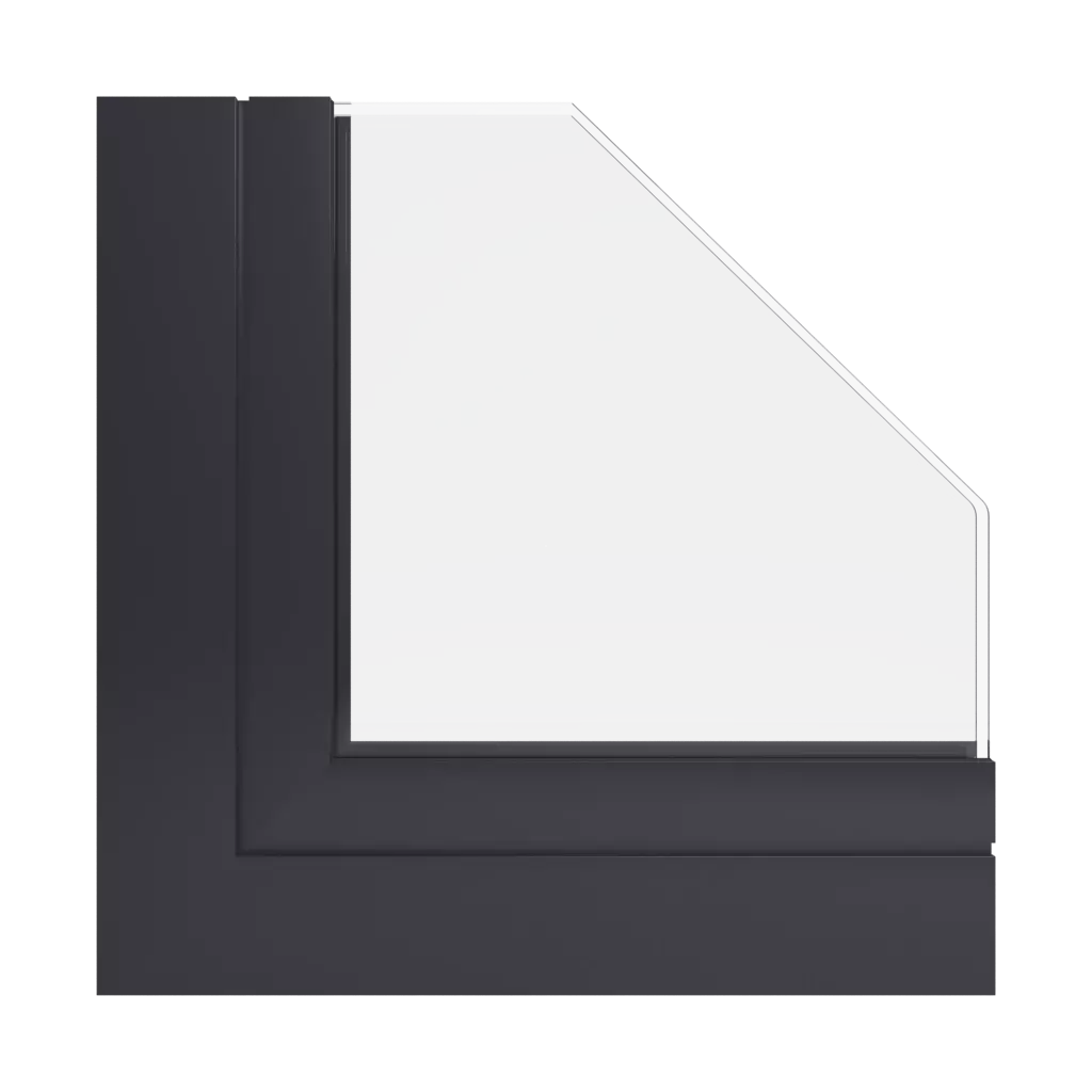 RAL 9004 Noir de sécurité fenetres profils-de-fenetre aluprof mb-sr50n-efekt