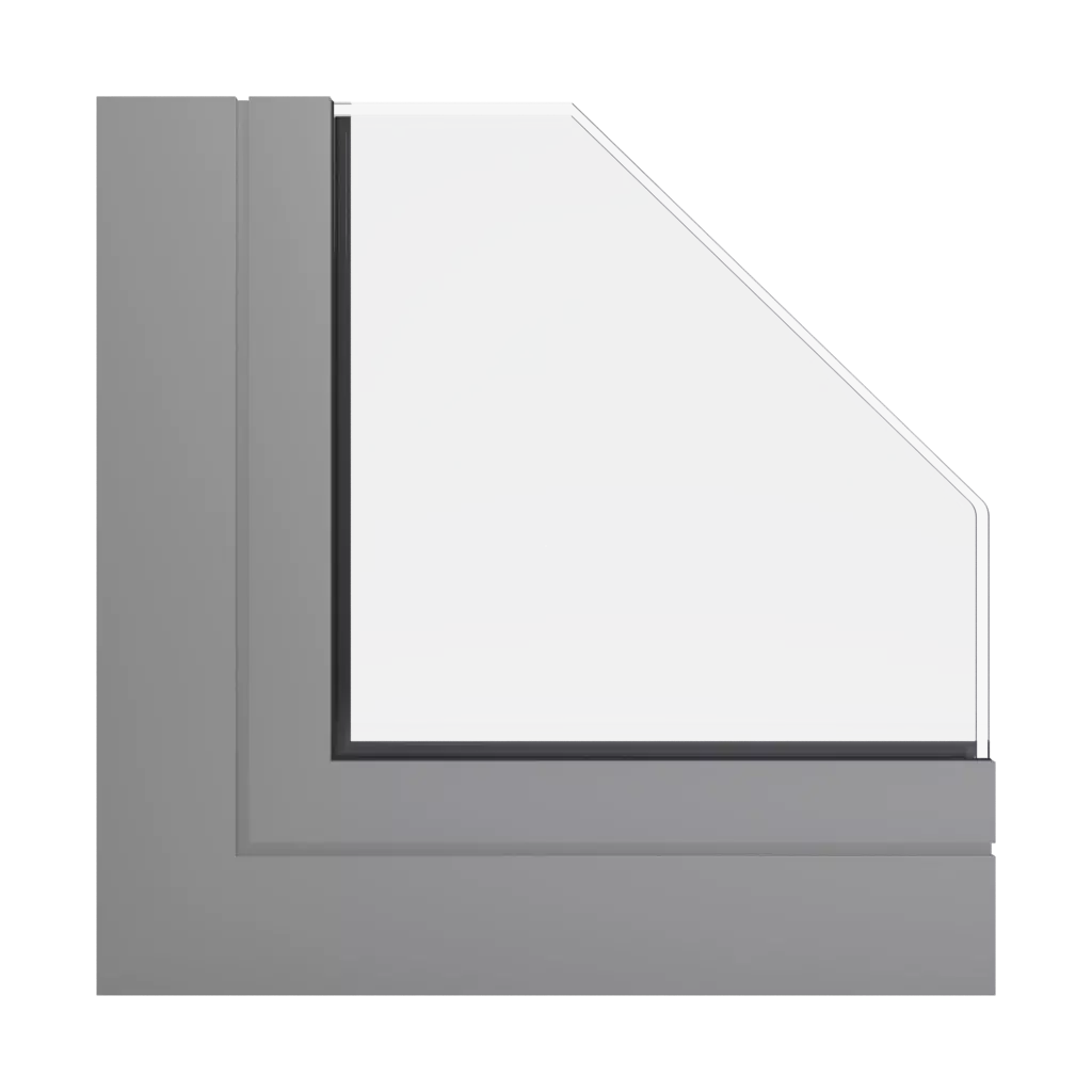 RAL 9007 Aluminium gris fenetres profils-de-fenetre aluprof mb-60e-ei