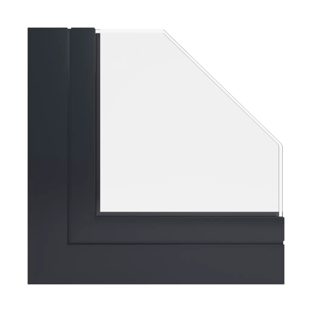 RAL 9011 Noir graphite fenetres profils-de-fenetre aluprof mb-skyline-type-r