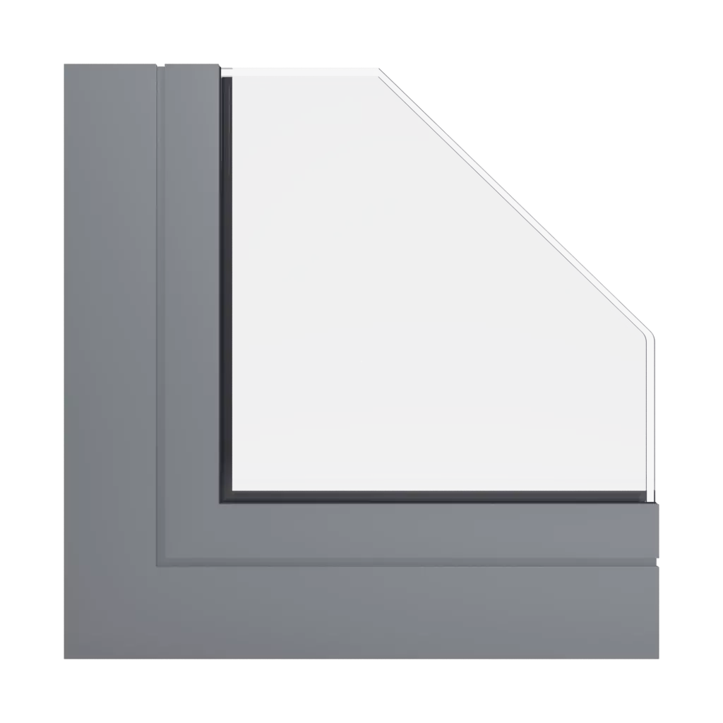 RAL 9023 Gris fonçé nacré fenetres profils-de-fenetre aliplast panorama