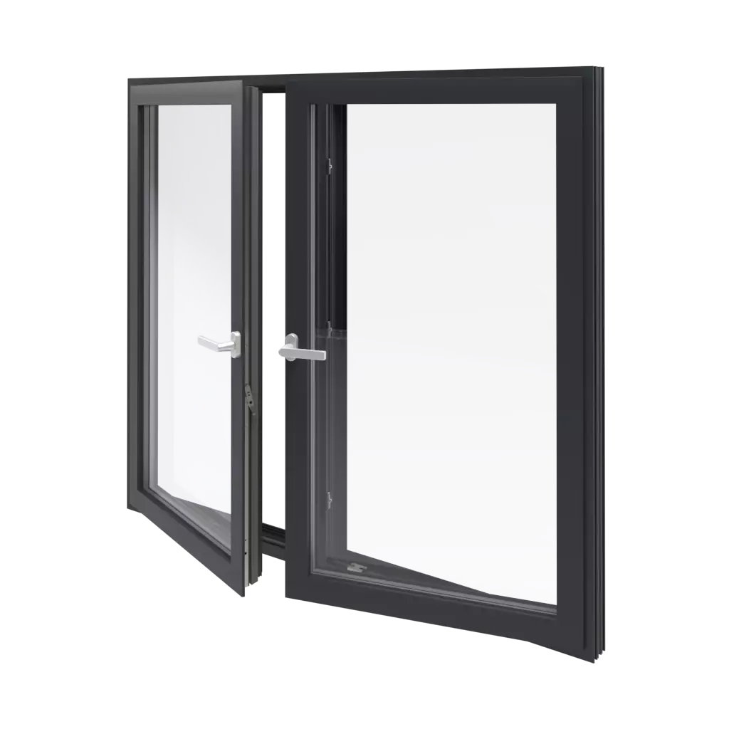 Fenêtres en aluminium fenetres profils-de-fenetre ponzio pe68