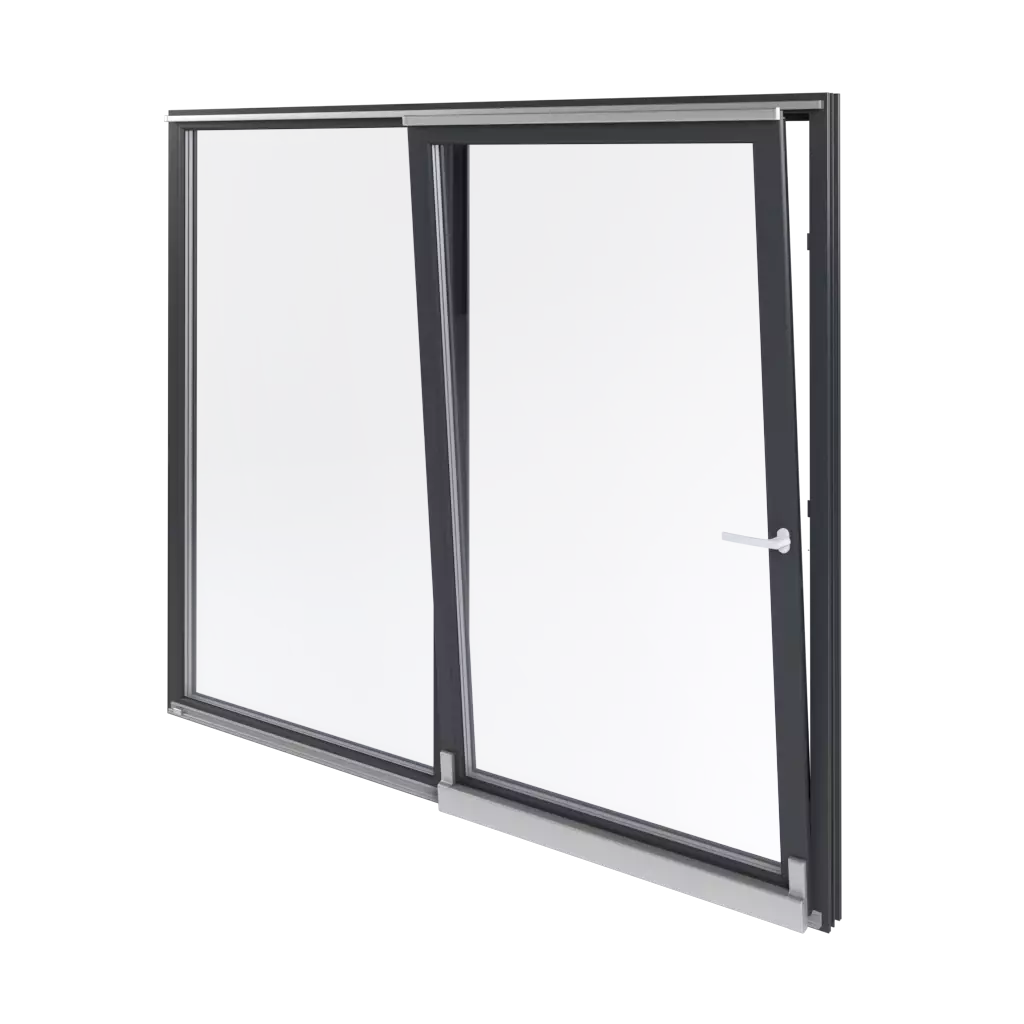 Fenêtres de terrasse coulissantes et coulissantes PSK fenetres profils-de-fenetre salamander bluevolution-82md